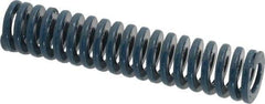 Dayton Lamina - 3/4" Hole Diam, 3/8" Rod Diam, 3-1/2" Free Length, Blue Die Spring - 12.2 Lb Max Deflection, 1.31" Max Deflection, Medium Duty, Chromium Vanadium Steel - Industrial Tool & Supply