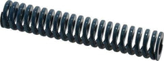 Dayton Lamina - 3/4" Hole Diam, 3/8" Rod Diam, 4" Free Length, Blue Die Spring - 10.6 Lb Max Deflection, 1.51" Max Deflection, Medium Duty, Chromium Vanadium Steel - Industrial Tool & Supply