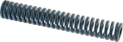 Dayton Lamina - 3/4" Hole Diam, 3/8" Rod Diam, 4-1/2" Free Length, Blue Die Spring - 9.3 Lb Max Deflection, 1.7" Max Deflection, Medium Duty, Chromium Vanadium Steel - Industrial Tool & Supply