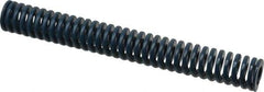 Dayton Lamina - 3/4" Hole Diam, 3/8" Rod Diam, 6" Free Length, Blue Die Spring - 6.9 Lb Max Deflection, 2.24" Max Deflection, Medium Duty, Chromium Vanadium Steel - Industrial Tool & Supply