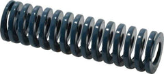 Dayton Lamina - 1" Hole Diam, 1/2" Rod Diam, 3-1/2" Free Length, Blue Die Spring - 21.6 Lb Max Deflection, 1.31" Max Deflection, Medium Duty, Chromium Vanadium Steel - Industrial Tool & Supply
