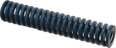 Dayton Lamina - 1" Hole Diam, 1/2" Rod Diam, 5" Free Length, Blue Die Spring - 15 Lb Max Deflection, 1.88" Max Deflection, Medium Duty, Chromium Vanadium Steel - Industrial Tool & Supply