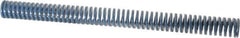 Dayton Lamina - 1" Hole Diam, 1/2" Rod Diam, 12" Free Length, Blue Die Spring - 6 Lb Max Deflection, 4.5" Max Deflection, Medium Duty, Chromium Vanadium Steel - Industrial Tool & Supply