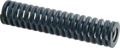 Dayton Lamina - 1-1/4" Hole Diam, 5/8" Rod Diam, 5-1/2" Free Length, Blue Die Spring - 21.4 Lb Max Deflection, 2.05" Max Deflection, Medium Duty, Chromium Vanadium Steel - Industrial Tool & Supply