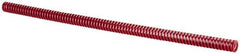 Dayton Lamina - 1/2" Hole Diam, 9/32" Rod Diam, 12" Free Length, Red Die Spring - 1.77 Lb Max Deflection, 3.6" Max Deflection, Heavy Duty, Chromium Vanadium Steel - Industrial Tool & Supply