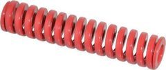 Dayton Lamina - 3/4" Hole Diam, 3/8" Rod Diam, 3-1/2" Free Length, Red Die Spring - 30.8 Lb Max Deflection, 1.05" Max Deflection, Heavy Duty, Chromium Vanadium Steel - Industrial Tool & Supply