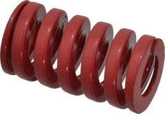 Dayton Lamina - 1" Hole Diam, 1/2" Rod Diam, 1-3/4" Free Length, Red Die Spring - 109 Lb Max Deflection, 0.52" Max Deflection, Heavy Duty, Chromium Vanadium Steel - Industrial Tool & Supply