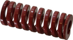 Dayton Lamina - 1" Hole Diam, 1/2" Rod Diam, 2-1/2" Free Length, Red Die Spring - 69.1 Lb Max Deflection, 0.76" Max Deflection, Heavy Duty, Chromium Vanadium Steel - Industrial Tool & Supply