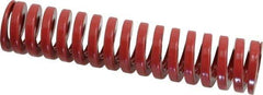 Dayton Lamina - 1" Hole Diam, 1/2" Rod Diam, 4-1/2" Free Length, Red Die Spring - 37.1 Lb Max Deflection, 1.35" Max Deflection, Heavy Duty, Chromium Vanadium Steel - Industrial Tool & Supply