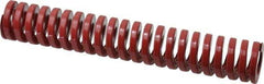 Dayton Lamina - 1" Hole Diam, 1/2" Rod Diam, 6" Free Length, Red Die Spring - 27.5 Lb Max Deflection, 1.8" Max Deflection, Heavy Duty, Chromium Vanadium Steel - Industrial Tool & Supply