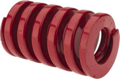 Dayton Lamina - 1-1/4" Hole Diam, 5/8" Rod Diam, 2" Free Length, Red Die Spring - 154 Lb Max Deflection, 0.6" Max Deflection, Heavy Duty, Chromium Vanadium Steel - Industrial Tool & Supply