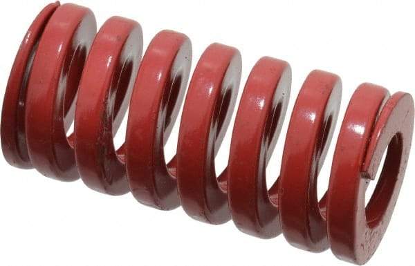 Dayton Lamina - 1-1/4" Hole Diam, 5/8" Rod Diam, 2-1/2" Free Length, Red Die Spring - 117 Lb Max Deflection, 0.76" Max Deflection, Heavy Duty, Chromium Vanadium Steel - Industrial Tool & Supply