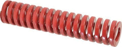 Dayton Lamina - 1-1/2" Hole Diam, 3/4" Rod Diam, 7" Free Length, Red Die Spring - 50.3 Lb Max Deflection, 2.1" Max Deflection, Heavy Duty, Chromium Vanadium Steel - Industrial Tool & Supply