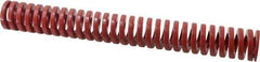 Dayton Lamina - 1-1/2" Hole Diam, 3/4" Rod Diam, 12" Free Length, Red Die Spring - 28.7 Lb Max Deflection, 3.6" Max Deflection, Heavy Duty, Chromium Vanadium Steel - Industrial Tool & Supply