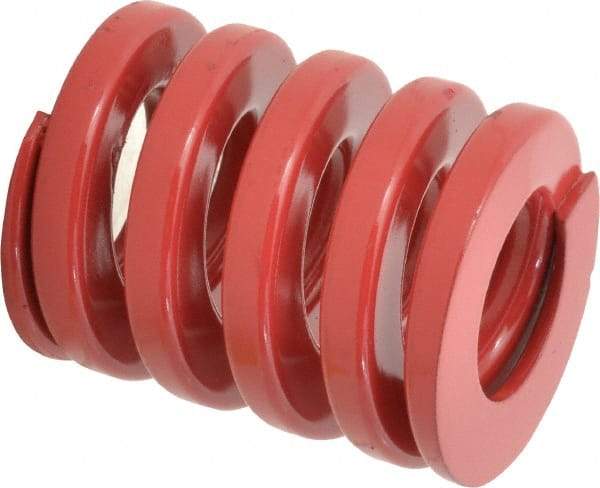 Dayton Lamina - 2" Hole Diam, 1" Rod Diam, 2-1/2" Free Length, Red Die Spring - 242 Lb Max Deflection, 0.76" Max Deflection, Heavy Duty, Chromium Vanadium Steel - Industrial Tool & Supply