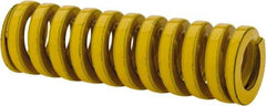 Dayton Lamina - 5/8" Hole Diam, 11/32" Rod Diam, 2" Free Length, Yellow Die Spring - 31.7 Lb Max Deflection, 0.5" Max Deflection, Extra Heavy Duty, Chromium Vanadium Steel - Industrial Tool & Supply