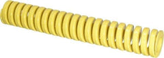 Dayton Lamina - 1" Hole Diam, 1/2" Rod Diam, 6" Free Length, Yellow Die Spring - 34.4 Lb Max Deflection, 1.5" Max Deflection, Extra Heavy Duty, Chromium Vanadium Steel - Industrial Tool & Supply