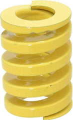 Dayton Lamina - 1-1/4" Hole Diam, 5/8" Rod Diam, 1-3/4" Free Length, Yellow Die Spring - 231 Lb Max Deflection, 0.43" Max Deflection, Extra Heavy Duty, Chromium Vanadium Steel - Industrial Tool & Supply