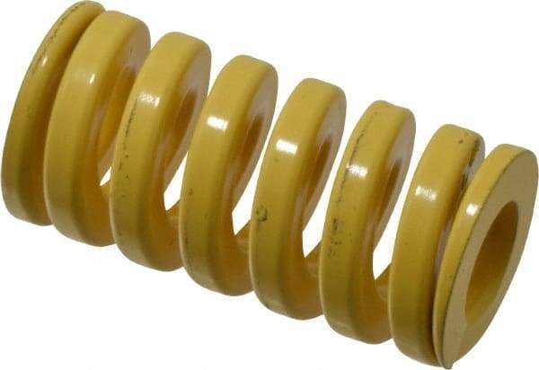 Dayton Lamina - 1-1/4" Hole Diam, 5/8" Rod Diam, 2-1/2" Free Length, Yellow Die Spring - 152 Lb Max Deflection, 0.63" Max Deflection, Extra Heavy Duty, Chromium Vanadium Steel - Industrial Tool & Supply