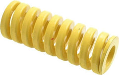 Dayton Lamina - 1-1/2" Hole Diam, 3/4" Rod Diam, 4" Free Length, Yellow Die Spring - 139 Lb Max Deflection, 1" Max Deflection, Extra Heavy Duty, Chromium Vanadium Steel - Industrial Tool & Supply