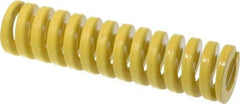 Dayton Lamina - 1-1/2" Hole Diam, 3/4" Rod Diam, 6" Free Length, Yellow Die Spring - 88.7 Lb Max Deflection, 1.5" Max Deflection, Extra Heavy Duty, Chromium Vanadium Steel - Industrial Tool & Supply