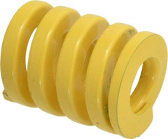 Dayton Lamina - 2" Hole Diam, 1" Rod Diam, 2-1/2" Free Length, Yellow Die Spring - 414 Lb Max Deflection, 0.63" Max Deflection, Extra Heavy Duty, Chromium Vanadium Steel - Industrial Tool & Supply
