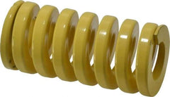 Dayton Lamina - 2" Hole Diam, 1" Rod Diam, 4" Free Length, Yellow Die Spring - 231 Lb Max Deflection, 1" Max Deflection, Extra Heavy Duty, Chromium Vanadium Steel - Industrial Tool & Supply