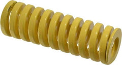 Dayton Lamina - 2" Hole Diam, 1" Rod Diam, 6" Free Length, Yellow Die Spring - 145 Lb Max Deflection, 1.5" Max Deflection, Extra Heavy Duty, Chromium Vanadium Steel - Industrial Tool & Supply