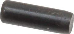 Holo-Krome - 1/8" Diam x 3/8" Pin Length Grade 8 Alloy Steel Standard Dowel Pin - Black Luster Finish, C 47-58 & C 60 (Surface) Hardness, 1 Beveled & 1 Rounded End - Industrial Tool & Supply