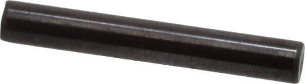 Holo-Krome - 1/8" Diam x 7/8" Pin Length Grade 8 Alloy Steel Standard Dowel Pin - Black Luster Finish, C 47-58 & C 60 (Surface) Hardness, 1 Beveled & 1 Rounded End - Industrial Tool & Supply