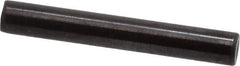 Holo-Krome - 1/8" Diam x 7/8" Pin Length Grade 8 Alloy Steel Standard Dowel Pin - Black Luster Finish, C 47-58 & C 60 (Surface) Hardness, 1 Beveled & 1 Rounded End - Industrial Tool & Supply