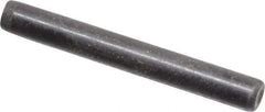 Holo-Krome - 1/8" Diam x 1" Pin Length Grade 8 Alloy Steel Standard Dowel Pin - Black Luster Finish, C 47-58 & C 60 (Surface) Hardness, 1 Beveled & 1 Rounded End - Industrial Tool & Supply