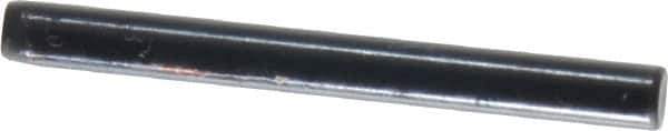 Holo-Krome - 1/8" Diam x 1-1/4" Pin Length Grade 8 Alloy Steel Standard Dowel Pin - Black Luster Finish, C 47-58 & C 60 (Surface) Hardness, 1 Beveled & 1 Rounded End - Industrial Tool & Supply