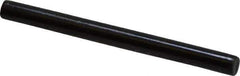 Holo-Krome - 1/8" Diam x 1-1/2" Pin Length Grade 8 Alloy Steel Standard Dowel Pin - Black Luster Finish, C 47-58 & C 60 (Surface) Hardness, 1 Beveled & 1 Rounded End - Industrial Tool & Supply