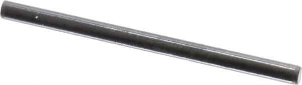 Holo-Krome - 1/8" Diam x 2" Pin Length Grade 8 Alloy Steel Standard Dowel Pin - Black Luster Finish, C 47-58 & C 60 (Surface) Hardness, 1 Beveled & 1 Rounded End - Industrial Tool & Supply