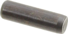 Holo-Krome - 3/16" Diam x 5/8" Pin Length Grade 8 Alloy Steel Standard Dowel Pin - Black Luster Finish, C 47-58 & C 60 (Surface) Hardness, 1 Beveled & 1 Rounded End - Industrial Tool & Supply
