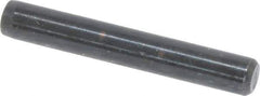 Holo-Krome - 3/16" Diam x 1-1/4" Pin Length Grade 8 Alloy Steel Standard Dowel Pin - Black Luster Finish, C 47-58 & C 60 (Surface) Hardness, 1 Beveled & 1 Rounded End - Industrial Tool & Supply