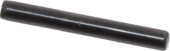 Holo-Krome - 3/16" Diam x 1-1/2" Pin Length Grade 8 Alloy Steel Standard Dowel Pin - Black Luster Finish, C 47-58 & C 60 (Surface) Hardness, 1 Beveled & 1 Rounded End - Industrial Tool & Supply