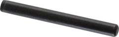 Holo-Krome - 3/16" Diam x 1-3/4" Pin Length Grade 8 Alloy Steel Standard Dowel Pin - Black Luster Finish, C 47-58 & C 60 (Surface) Hardness, 1 Beveled & 1 Rounded End - Industrial Tool & Supply
