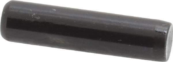 Holo-Krome - 1/4" Diam x 1" Pin Length Grade 8 Alloy Steel Standard Dowel Pin - Black Luster Finish, C 47-58 & C 60 (Surface) Hardness, 1 Beveled & 1 Rounded End - Industrial Tool & Supply