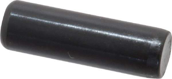 Holo-Krome - 5/16" Diam x 1" Pin Length Grade 8 Alloy Steel Standard Dowel Pin - Black Luster Finish, C 47-58 & C 60 (Surface) Hardness, 1 Beveled & 1 Rounded End - Industrial Tool & Supply
