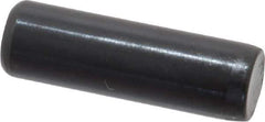 Holo-Krome - 5/16" Diam x 1" Pin Length Grade 8 Alloy Steel Standard Dowel Pin - Black Luster Finish, C 47-58 & C 60 (Surface) Hardness, 1 Beveled & 1 Rounded End - Industrial Tool & Supply