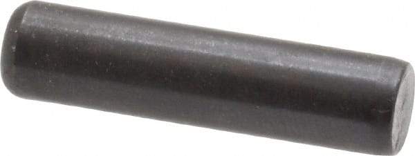 Holo-Krome - 5/16" Diam x 1-1/4" Pin Length Grade 8 Alloy Steel Standard Dowel Pin - Black Luster Finish, C 47-58 & C 60 (Surface) Hardness, 1 Beveled & 1 Rounded End - Industrial Tool & Supply