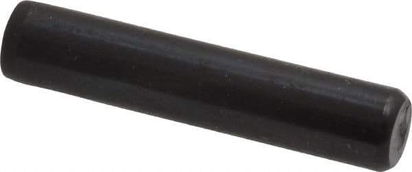Holo-Krome - 5/16" Diam x 1-1/2" Pin Length Grade 8 Alloy Steel Standard Dowel Pin - Black Luster Finish, C 47-58 & C 60 (Surface) Hardness, 1 Beveled & 1 Rounded End - Industrial Tool & Supply
