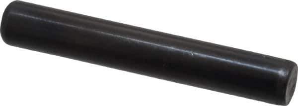 Holo-Krome - 5/16" Diam x 2" Pin Length Grade 8 Alloy Steel Standard Dowel Pin - Black Luster Finish, C 47-58 & C 60 (Surface) Hardness, 1 Beveled & 1 Rounded End - Industrial Tool & Supply