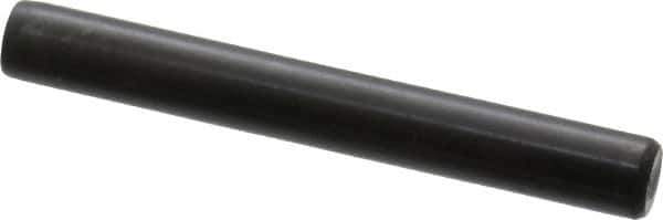 Holo-Krome - 5/16" Diam x 2-1/2" Pin Length Grade 8 Alloy Steel Standard Dowel Pin - Black Luster Finish, C 47-58 & C 60 (Surface) Hardness, 1 Beveled & 1 Rounded End - Industrial Tool & Supply