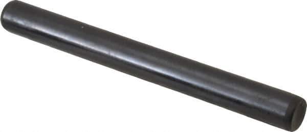 Holo-Krome - 5/16" Diam x 3" Pin Length Grade 8 Alloy Steel Standard Dowel Pin - Black Luster Finish, C 47-58 & C 60 (Surface) Hardness, 1 Beveled & 1 Rounded End - Industrial Tool & Supply