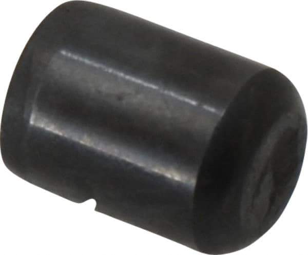 Holo-Krome - 3/8" Diam x 1/2" Pin Length Grade 8 Alloy Steel Standard Dowel Pin - Black Luster Finish, C 47-58 & C 60 (Surface) Hardness, 1 Beveled & 1 Rounded End - Industrial Tool & Supply