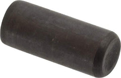 Holo-Krome - 3/8" Diam x 7/8" Pin Length Grade 8 Alloy Steel Standard Dowel Pin - Black Luster Finish, C 47-58 & C 60 (Surface) Hardness, 1 Beveled & 1 Rounded End - Industrial Tool & Supply