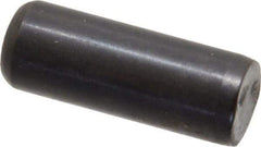 Holo-Krome - 3/8" Diam x 1" Pin Length Grade 8 Alloy Steel Standard Dowel Pin - Black Luster Finish, C 47-58 & C 60 (Surface) Hardness, 1 Beveled & 1 Rounded End - Industrial Tool & Supply